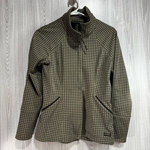 Kerrits Equestrian Softshell Riding‎ Plaid Jacket Zip Water Resistant Women’s S